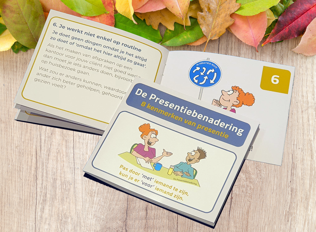 Zakboekje van de 8 kenmerken van de presentiebenadering