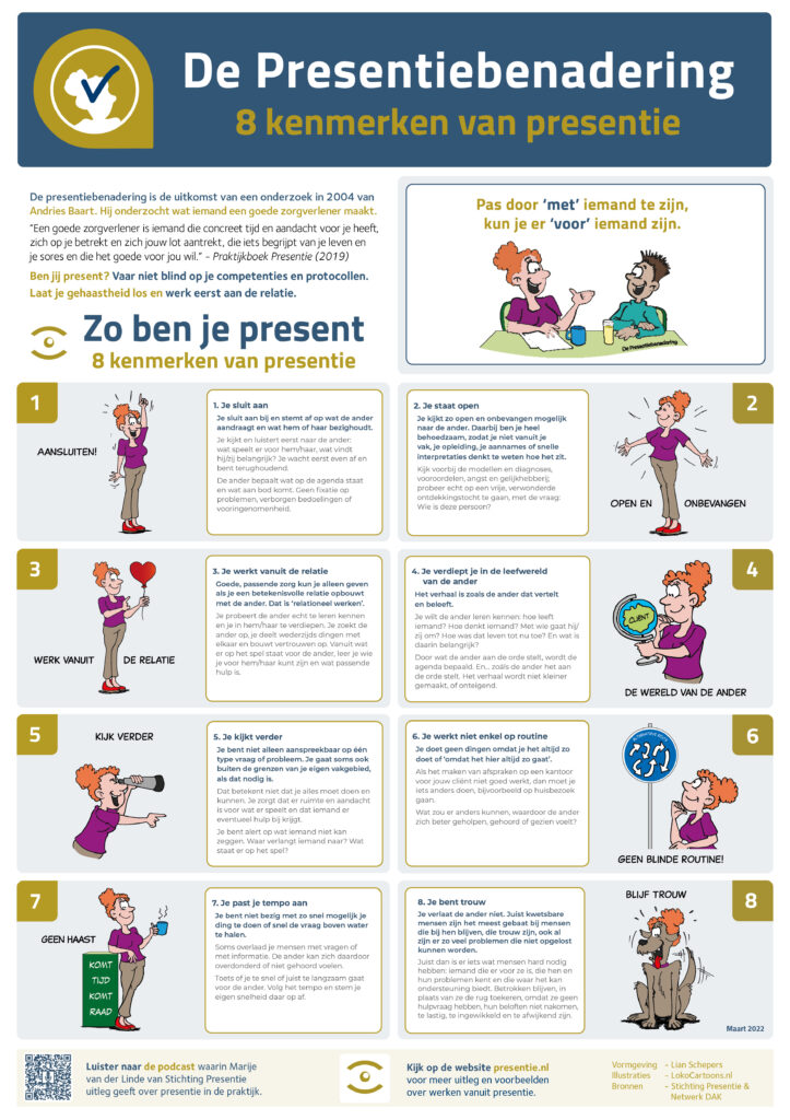 Presentiebenadering 8 kenmerken